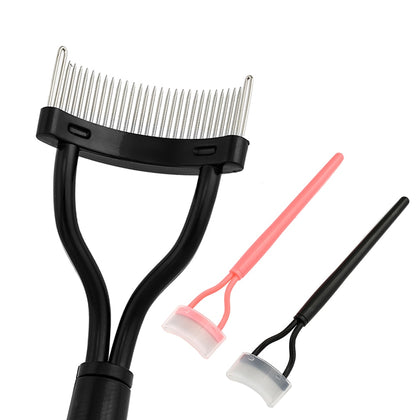 New Black Pink Eyelash Curler Metal Eyelash