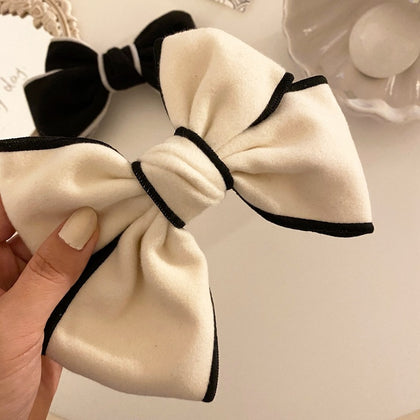 black white Vintage party bow