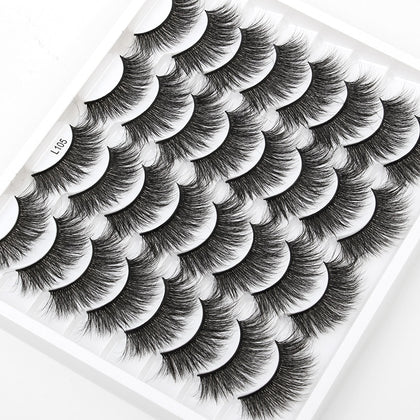 Pairs Eyelashes Makeup Soft Fluffy