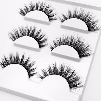 Pairs natural false eyelashes