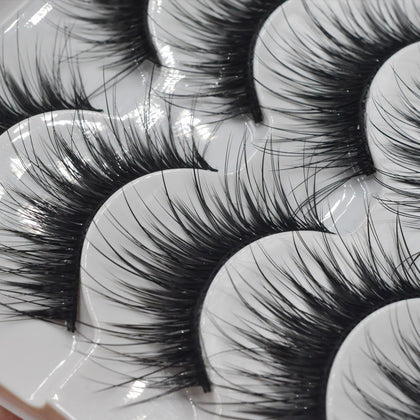 Natural Black Long Fake Eye Lashes